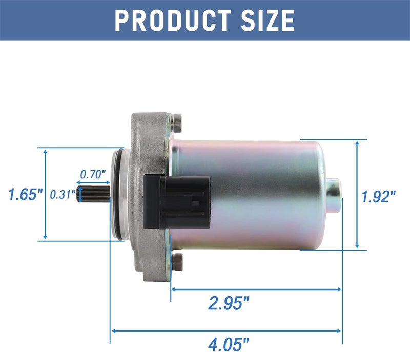 DICMIC Power Shift Control Motor Compatible with 2007-2021 Honda TRX420 FourTrax Rancher TRX500 FourTrax Foreman Replace# 31300-HP5-601, 430-58007 - Image 3